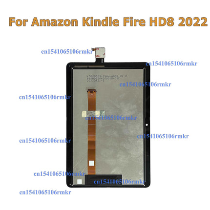Display LCD per Amazon Fire HD 8 (2017/2020/2022) - Touch Screen Digitizer Ricambio K72LL4 KFONWI SX034QT