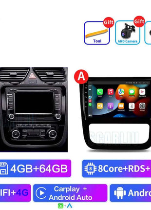 Android 16 For VW Volkswagen Scirocco 3 III Mk3 2008-2014 9 inch 8 Core WIFI Bluetooth Auto Navigation System Radio Multimedia