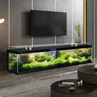 cc182l TV Cabinet Fish Tank Tea Table Integrated Aquarium Living Room Home Super White Glass Fish Globe