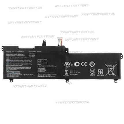 HD New Laptop Battery C41N1541 15.2V 76Wh for Asus ROG Strix GL702 GL702V GL702VT GL702VM GL702VMK GL702VS 0B200-020