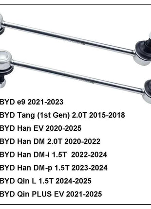 2 Pezzi Barra Stabilizzatrice Posteriore per BYD Qin PLUS L Tang Han DMi e9, Accessori per Sospensioni