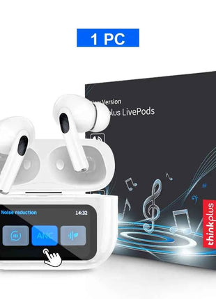 Original Thinkplus Wireless Bluetooth Earphones ANC Noise Reduction Earbuds HD Mic Call Gamer Headsets LED Touch Screen Control