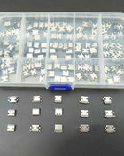 150 Pz/scatola 15 Modelli USB Tipo C Porta di Ricarica Dock Connettore 6/16Pin USB-C Presa PCB Martinetti di Saldatura Del Telefono Mobile Kit di Riparazione FAI DA TE