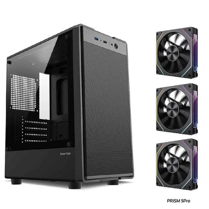 Power Train Flying  PC Case MATX Mini-ITX Chassis SFX/ATX Power Supply Desktop Portable Computer Case U3 port Iron net Panel