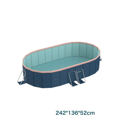 Nuova piscina pieghevole non gonfiabile per la famiglia Summer Water Party Home Outdoor Garden Backyard 1.6m 2.1m 2.6m 3m 3.6m