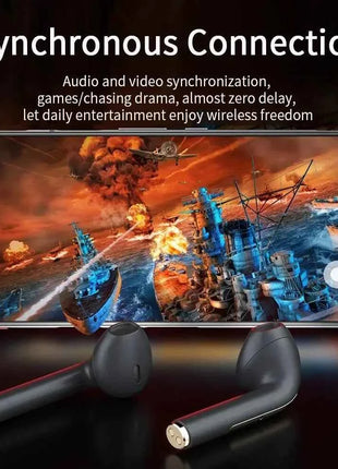 Bosebye J18 Wireless Earphone Bluetooth Headset 9D Noise Reduction Gaming Headset With Microphone TWS EarBuds Hands-free Earbuds
