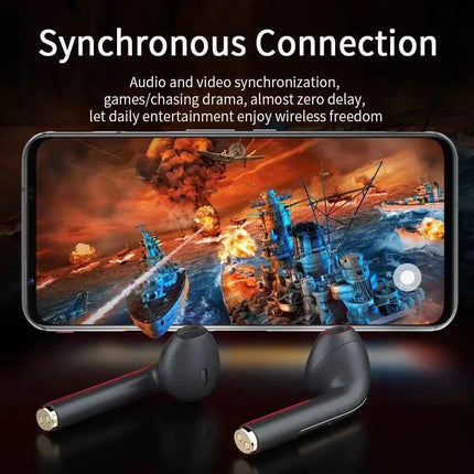 Bosebye J18 Wireless Earphone Bluetooth Headset 9D Noise Reduction Gaming Headset With Microphone TWS EarBuds Hands-free Earbuds