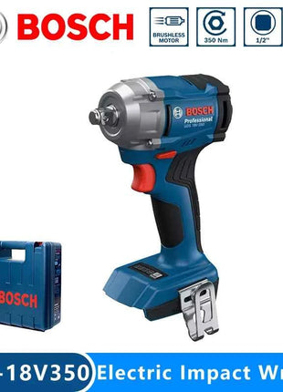 Bosch GDS 18V-350 Cordless Impact Wrench 350Nm 1/2" Brushless 3-torque Settings LED Light Adjustment 1200rpm Driver Bare Tool