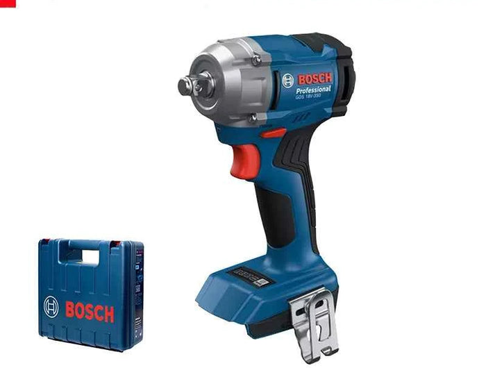 Bosch GDS 18V-350 Cordless Impact Wrench 350Nm 1/2" Brushless 3-torque Settings LED Light Adjustment 1200rpm Driver Bare Tool