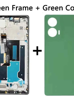 6.7'' P-OLED edge50Fusion Display For Motorola Moto Edge 50 Fusion LCD Display Touch Screen Digitizer Assembly With fingerprint