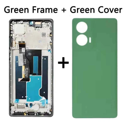 6.7'' P-OLED edge50Fusion Display For Motorola Moto Edge 50 Fusion LCD Display Touch Screen Digitizer Assembly With fingerprint