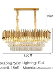 Gold Oval L75CM / Neutral light