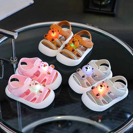 Sandali LED 2026 per Bambina, Scarpe Luminose per Bambine, Scarpe da Passeggio per Bambini, Scarpe Casual Bianche per Bambine