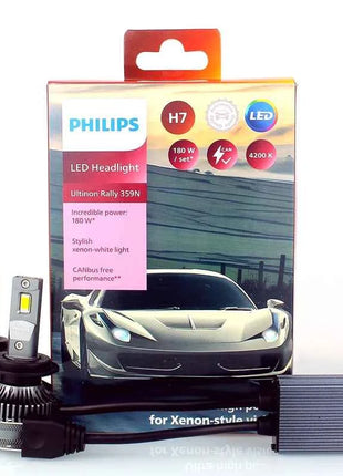 Philips LED H7 Headlight 12V/24V 4200K 5700K 6000K 6500K Bright White Auto Headlight LED Lamps,
