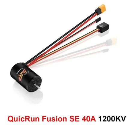 Hobbywing QuicRun Fusion SE 1200KV / 1800KV Sensored Brushless Motor Built In 40A ESC 2 in 1 Waterproof For 1/10 1/8 RC Car part