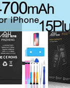 PINZHENG Real High Capacity Battery For iPhone 15 14 Pro Max 15 Pro 14 Pro 15 Plus 14 Plus 15 Pro Max Replacement Batteries