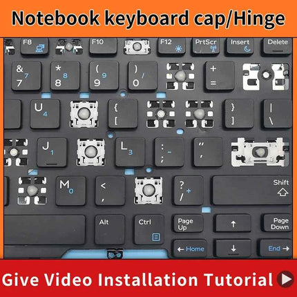 Replacement For DELL Laptop Keyboard Latitude 3340 3350 5480 5490 E3340 E7450 E5450 E7470 E5470 Keycaps Scissor Clip Hinge
