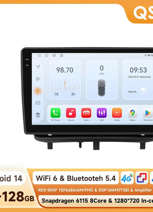 Hizpo Car Radio Multimedia Player For Opel Corsa D 2007-2012 Hatchback Van Wireless CarPlay Android 14 Auto Intelligent System