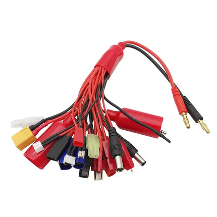 Batteria Lipo multifunzionale 8IN1 / 19IN1 Spina caricabatterie multiplo Converti cavo Linea di trasferimento Accessori RC per caricabatterie IMAX B6