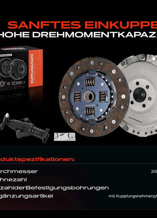 Kit Frizione Frankberg 1x per VW Golf IV Bora Variant Seat Leon Toledo II Skoda Octavia I Combi 1.4L 1.6L 1J0721261A 621221821