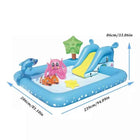 Centro giochi gonfiabile per bambini Giochi d'acqua Pad Piscina gonfiabile per bambini Piscina da bagno per cortile esterno