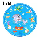 170CM Bambini Paddling Gonfiabile Getto d'acqua Piscina Spiaggia estiva Giochi all'aperto Giocattolo Prato Tappetino per piscina Giocattoli per bambini