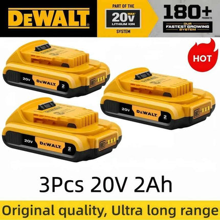 Batteria Originale DeWalt DCB200 20V/60V 2.0Ah-9.0Ah MAX Litio per Utensili Elettrici