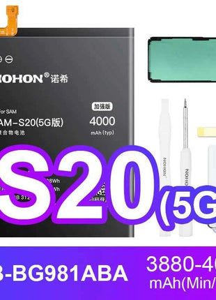 NOHON Phone Battery for Samsung Galaxy S24 S23 S22 Ultra S21 S20 Plus S10 S10E S9 S8 S7 S6 S10+ S20+ S21+ S23+ S24+ Batteries