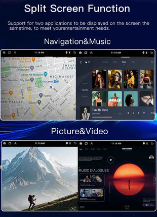 Uckazy 12.8" 2400*900 Snapdragon 665 Android 14 Car Multimedia Wireless CarPlay For Mercedes Benz E Class W212 2009 - 2015 Car Radio Player Video DSP Stereo Touch Screen 4G WiFi BT