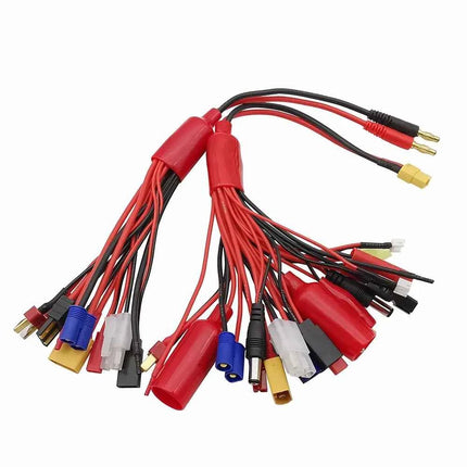 Batteria Lipo multifunzionale 8IN1 / 19IN1 Spina caricabatterie multiplo Converti cavo Linea di trasferimento Accessori RC per caricabatterie IMAX B6