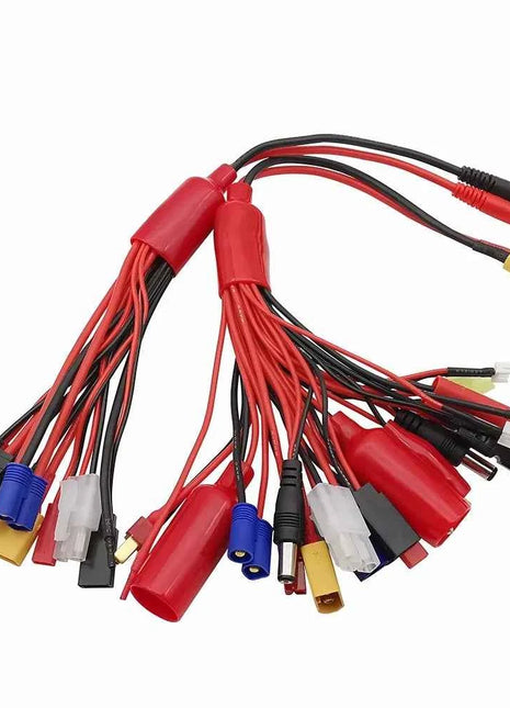 Batteria Lipo multifunzionale 8IN1 / 19IN1 Spina caricabatterie multiplo Converti cavo Linea di trasferimento Accessori RC per caricabatterie IMAX B6