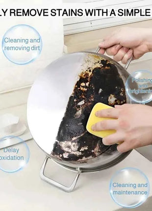 JMY Pink Cleaning Paste Multi-functional Stain Remover Degreaser for Kitchen Cookware Oven Home Cleaning Supplies Safe Effective