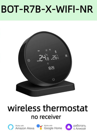 Beok wireless Thermostat Controller Heating Wifi Smart Home 8-Channel Heating System for Gas Boiler Water Floor Actuator