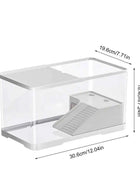 Turtle Tank Reptile Tank Tortoise Aquarium Habitat Aquatic Tortoise Aquarium Resistant Hydroponic Tank Fish Tank Vivarium Box