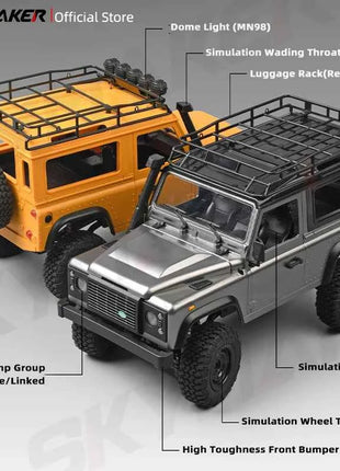 New MN99s MN98 1:12 MN Model RTR Version RC Car 2.4G 4WD RC Rock Crawler Defender Remote Control Car 1/12 RC Truck Cars Toys