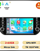 Podofo 6.2'' 2+64G Car Radio For Fiat Punto 2010-2016/Linea 2012-2015 Multimedia Player WIFI GPS Carplay Android Auto Car Stereo