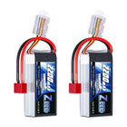 Zeee 2S 2200mAh Shorty RC Lipo Battery 7.4V 50C T/XT60 Plug Softcase RC Car Truck Buggy FPV Drone Helicopter Airplane RC Parts