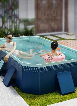 Vasca da bagno Non gonfiabile vasca da bagno pieghevole per esterni piscina pieghevole per interni per feste estive per bambini in famiglia