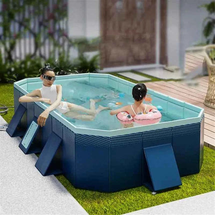 Vasca da bagno Non gonfiabile vasca da bagno pieghevole per esterni piscina pieghevole per interni per feste estive per bambini in famiglia