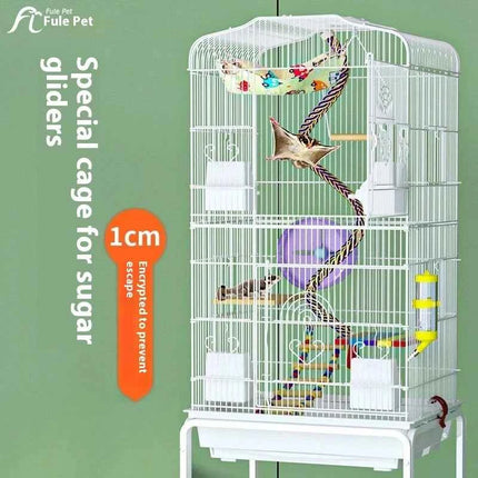 Luxury Wooden Pet Cage Mansion for Sugar Glider Large Hamster House Squirrel Enclosure Dwarf Flying Mouse Habitat