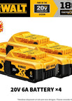 DW 20V6Ah x4