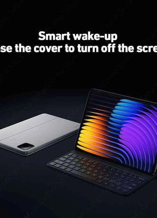 Original Xiaomi Pad 7/7 Pro Keyboard Double-Sided Case English 64-key For Mi Tablet 7/7Pro Magnetic Keyboard PU Protective Cover