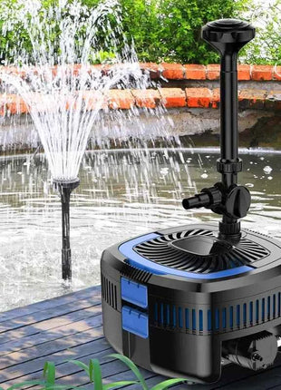 SUNSUN kio pond filter in fishpond fountain pump + UV lamp + filter.Pond pumping aeration cycle three in one water fountain pump