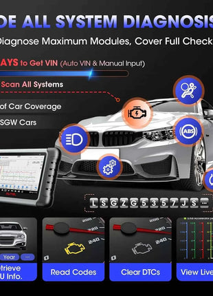 Autel MaxiCOM MK808K-BT Bidirectional Bluetooth OBD2 Scanner same as MK808BT Pro MK808Z-BT Automotivo Car Diagnostic Scan Tool