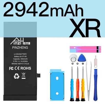 PINZHENG Real High Capacity Battery For iPhone 5S SE 6 6S 7 8 Plus X Xr Xs Max Phone Replacement Bateria Warranty One Year