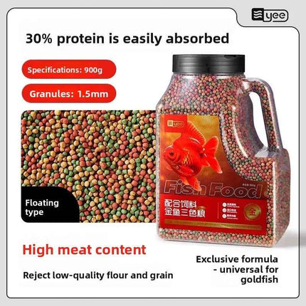 Yee All-Purpose Goldfish&Koi Food-Floating&Sinking Small Pellets for Pond&Aquarium Use,Nutritious Diet for All Fancy Goldfish