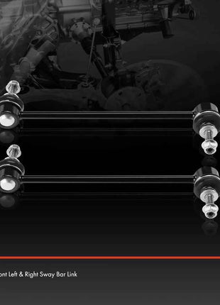 2 Pezzi Barra Stabilizzatrice Anteriore Sinistra e Destra per Chevrolet Chevy Spark 2016-2022 L4 1.4L Sistema di Sospensione Barra di Bilanciamento