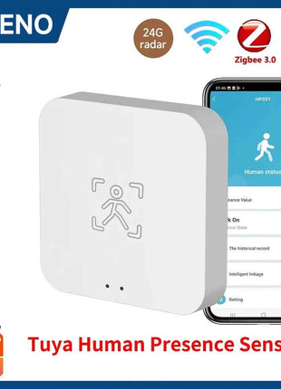 Tuya Zigbee WiFi Human Presence Sensor 24G MmWave Radar Detector APP Control For Smart Home Security Protector