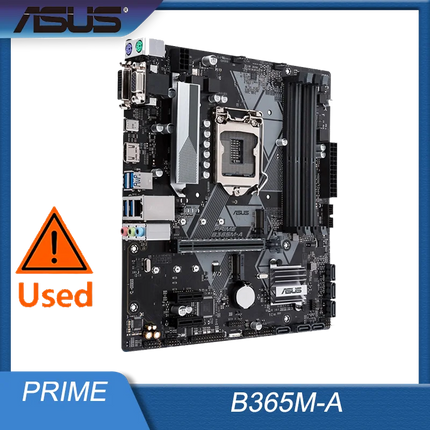 Asus PRIME B365M-A Original Desktop Intel B365 B365M DDR4 64G Motherboard LGA 1151 i7/i5/i3 USB3.0 SATA3