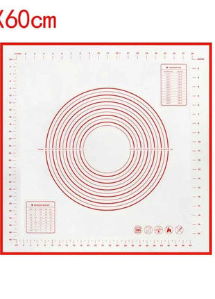 UNTIOR 1PCS Silicone Baking Mat Kneading Pad Dough Mat Pizza Cake Dough Maker Kitchen Cooking Grill Non-Stick Gadgets Bakeware